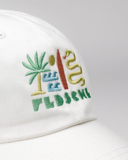 Surf and Snake White Dad Hat