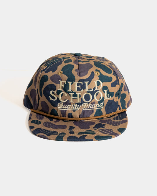 Fieldschool Quality Brand Cap in Camo