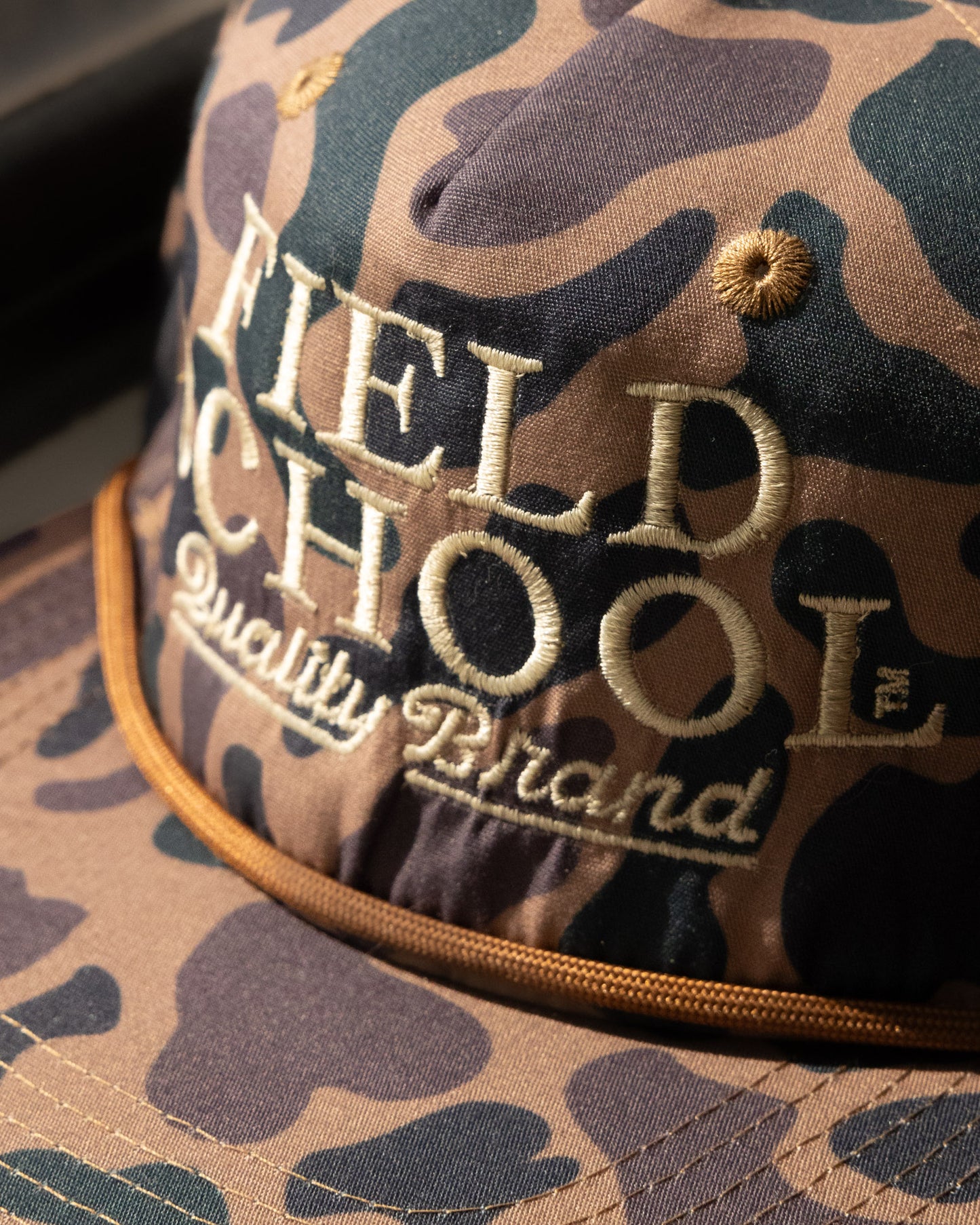 Fieldschool Quality Brand Cap in Camo