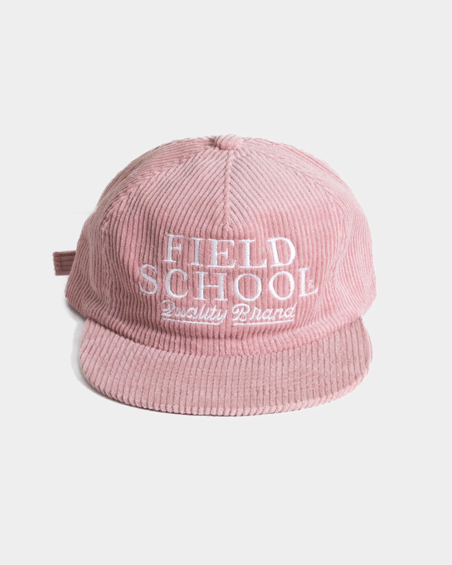 Fieldschool Quality Brand Cap in Pink Corduroy