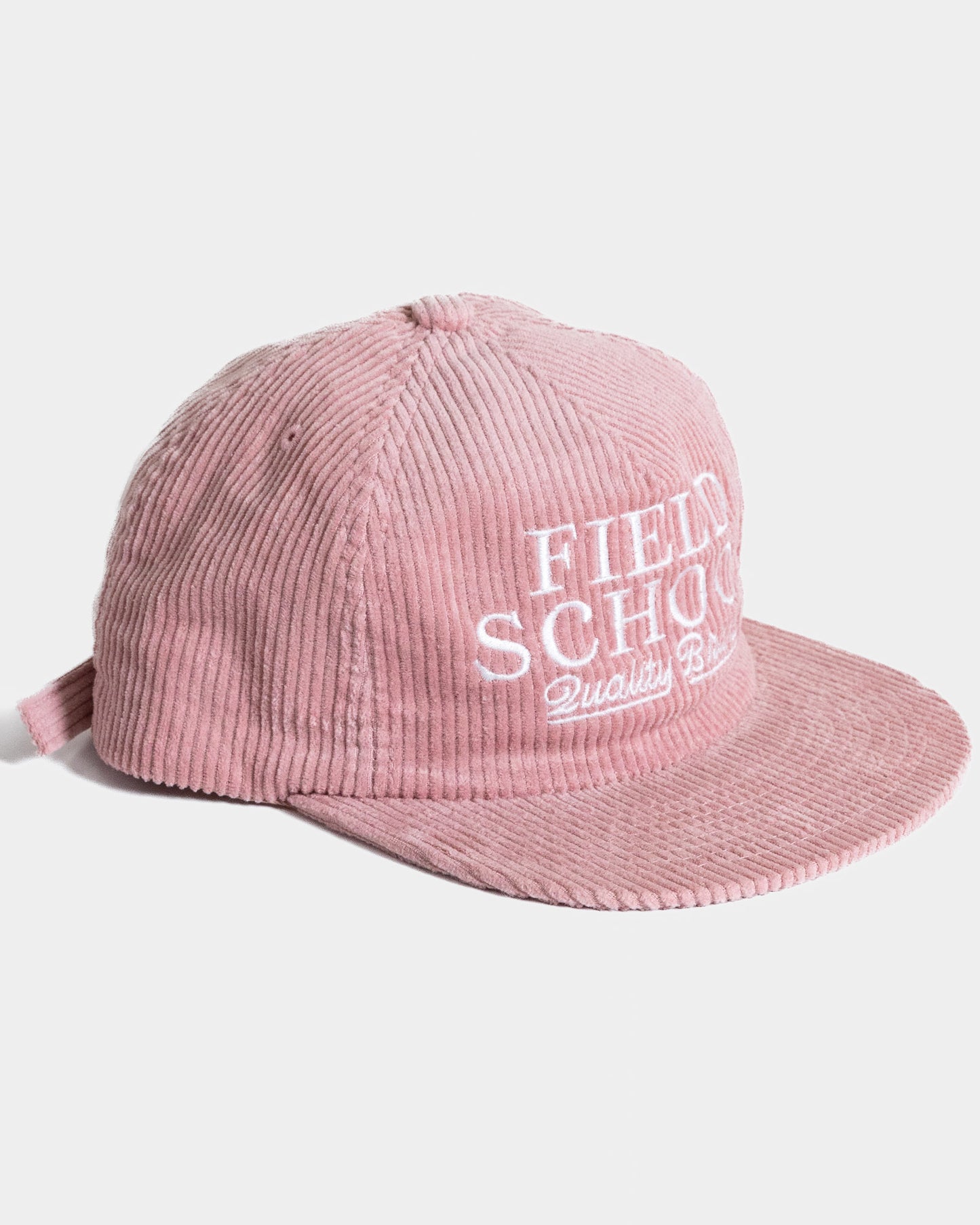 Fieldschool Quality Brand Cap in Pink Corduroy