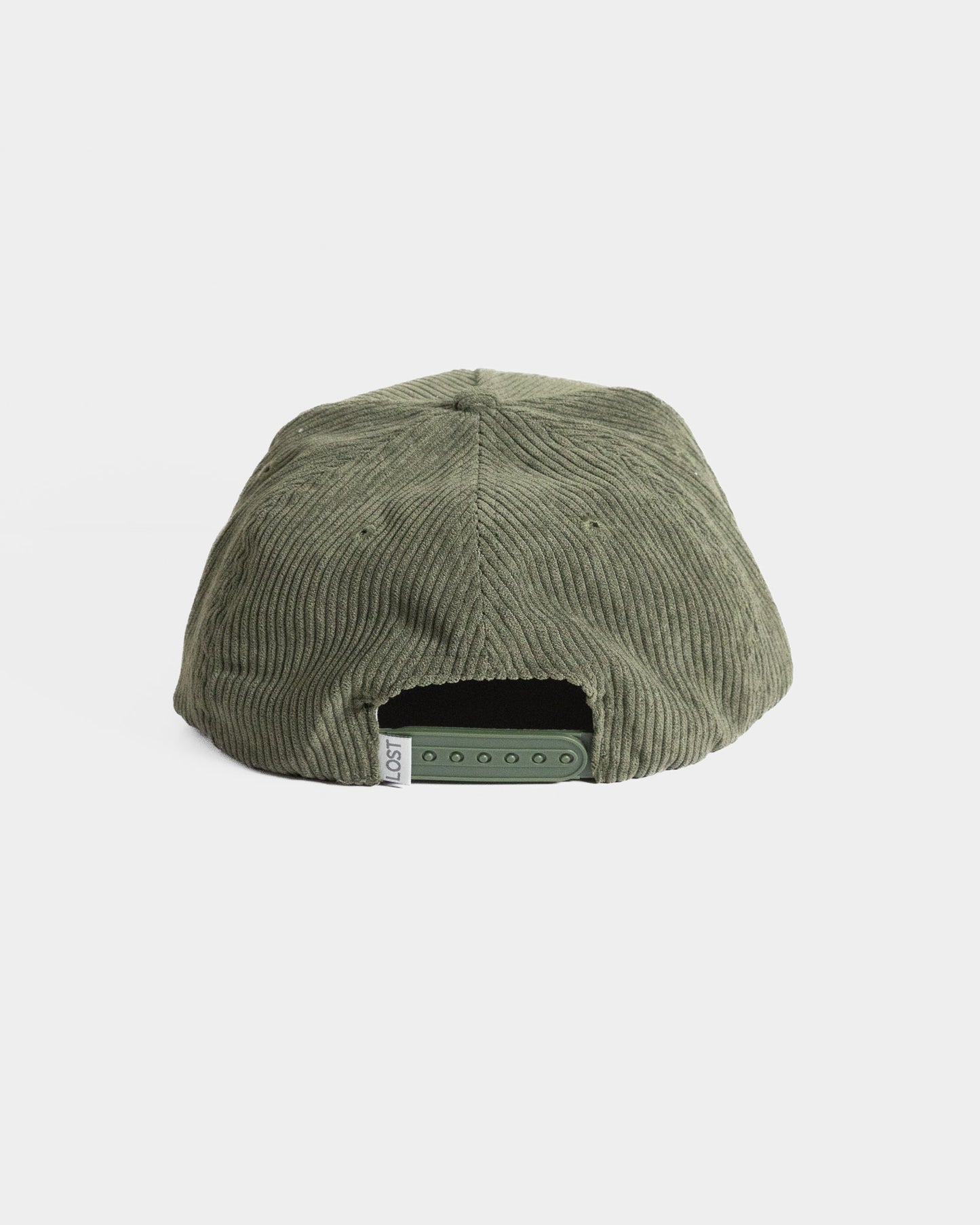 Texas Fox Cap in Green Corduroy