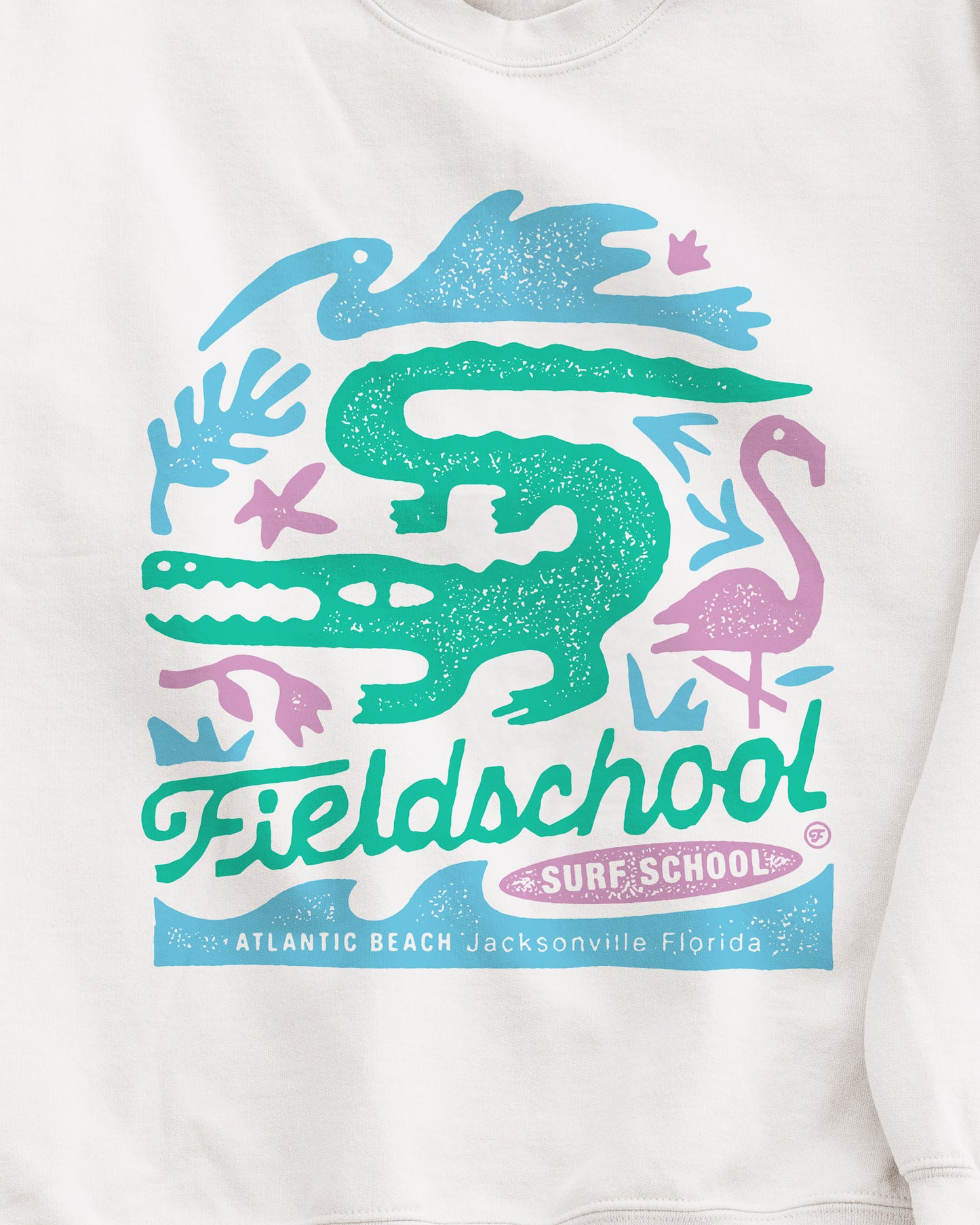 Fieldschool Surf School Crewneck