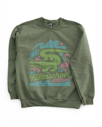 Fieldschool Surf School Crewneck