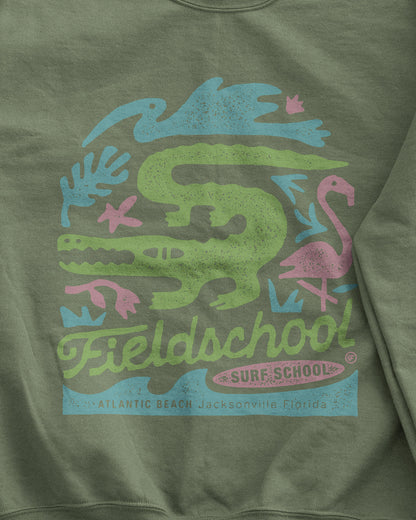 Fieldschool Surf School Crewneck