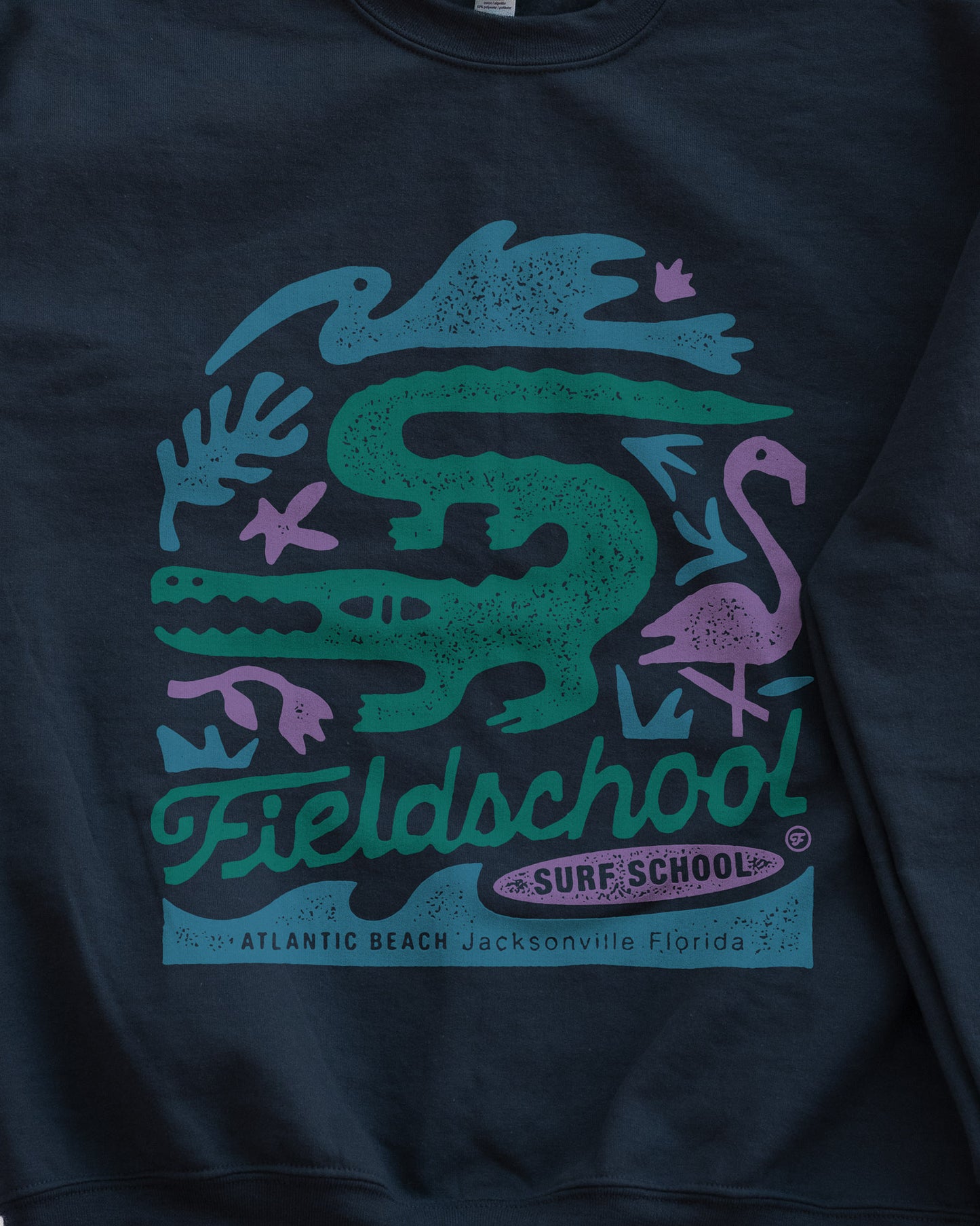 Fieldschool Surf School Crewneck