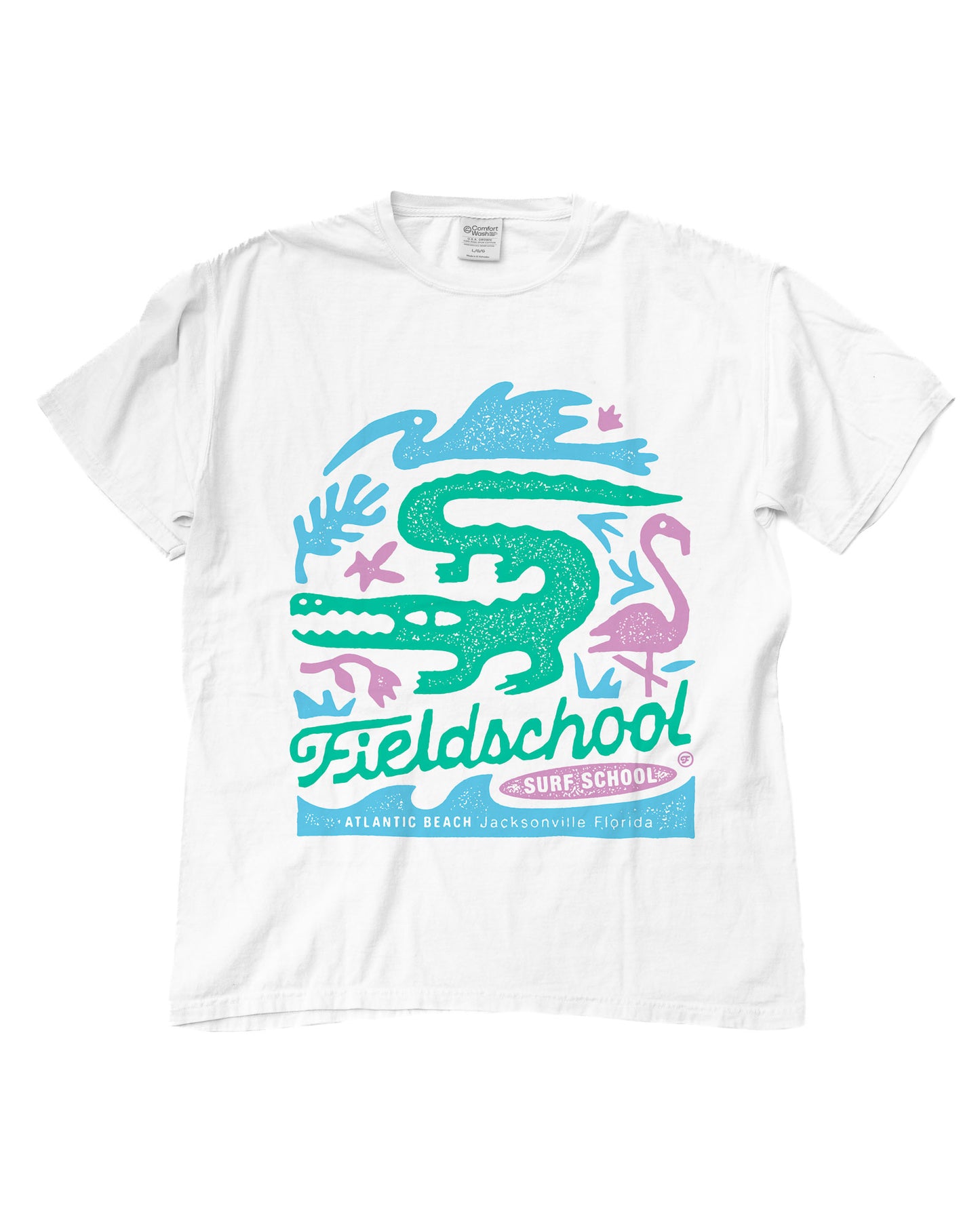 Fieldschool Surf School Tee