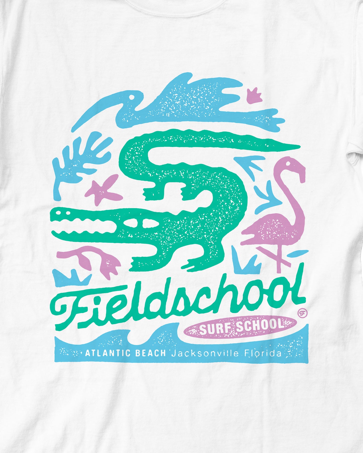 Fieldschool Surf School Tee