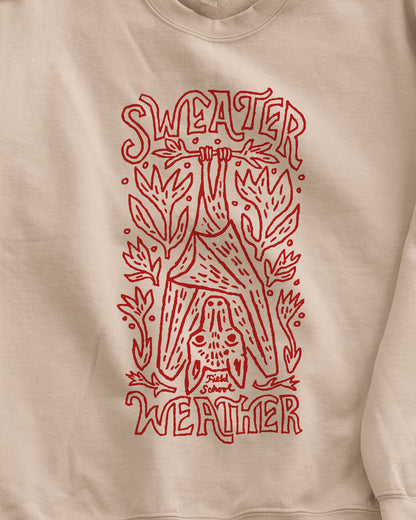 Sweater Weather Bat Crewneck