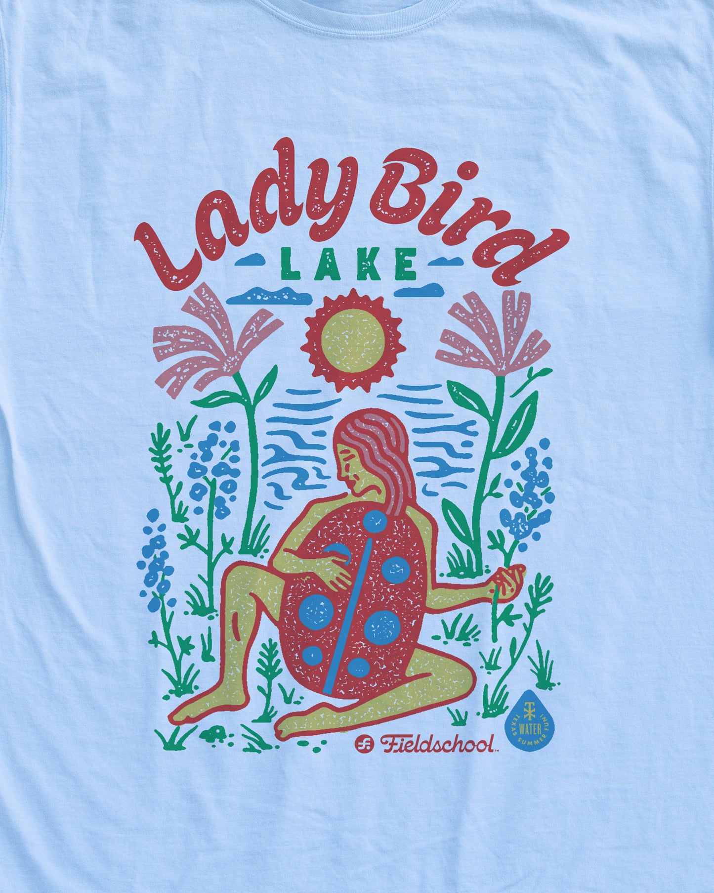 Lady Bird Lake Tee - Full Color