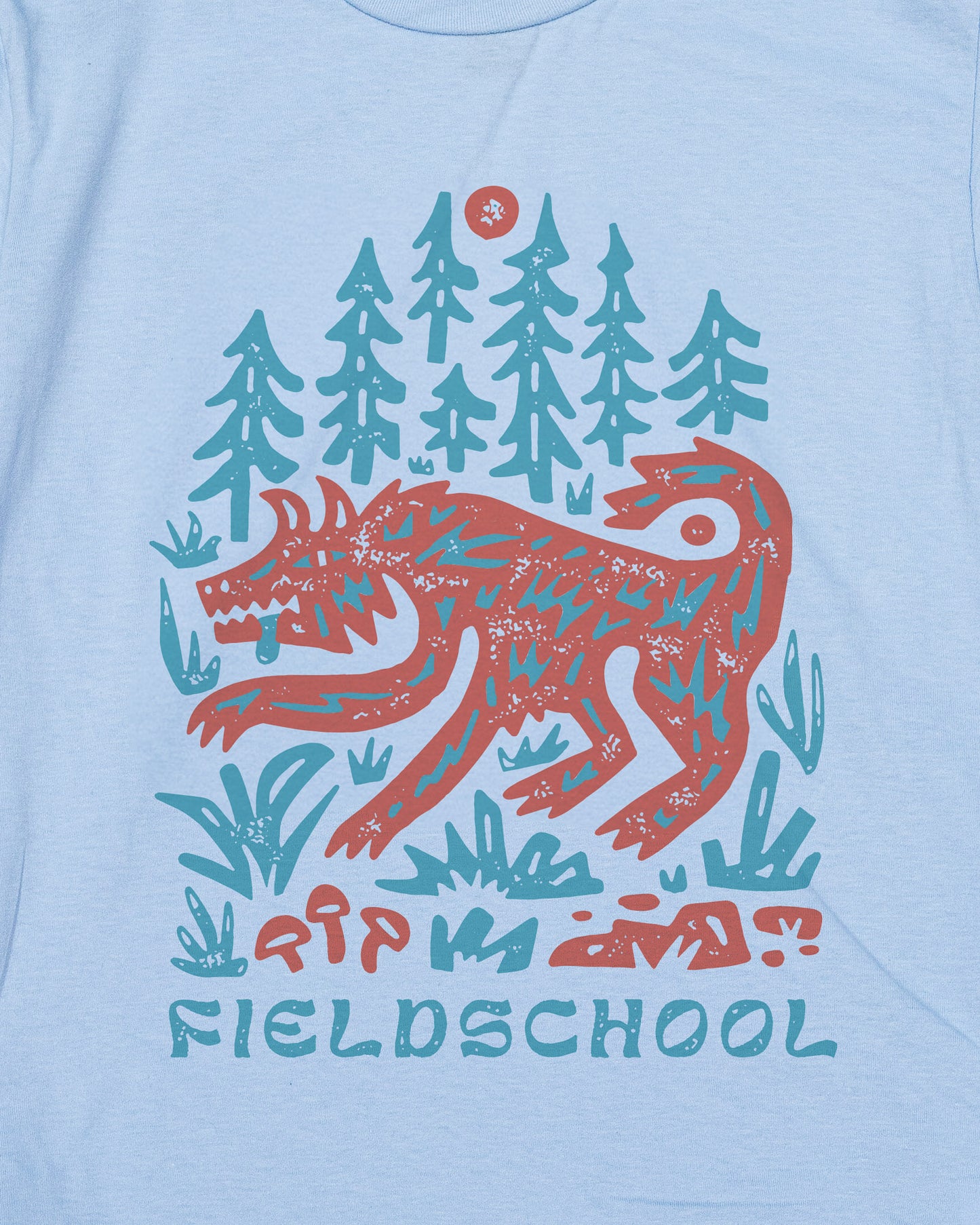 Kid's Fieldschool Wolf Tee