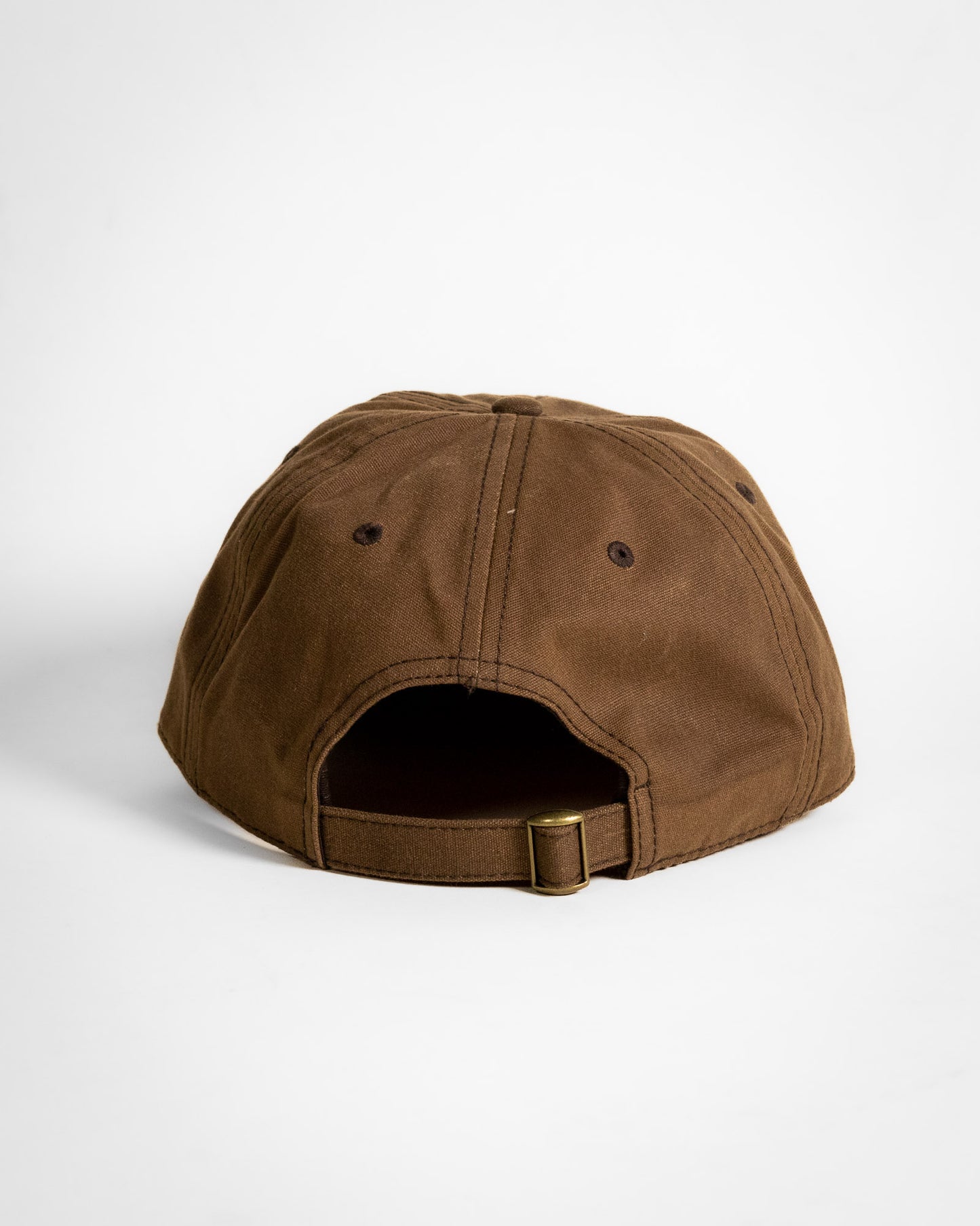 Fieldschool Alligator Cap in Brown Waxed Cotton