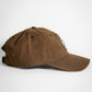 Fieldschool Cross Cap in Brown Waxed Cotton