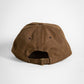 Fieldschool Cross Cap in Brown Waxed Cotton