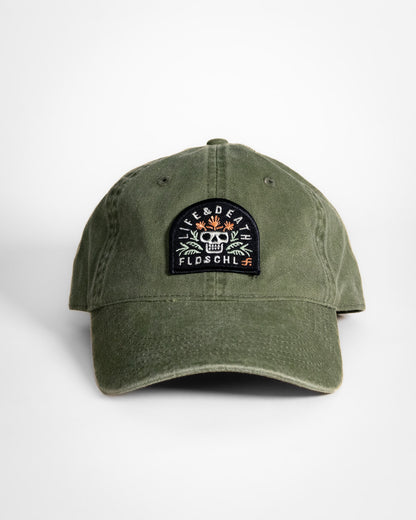 Fieldschool Life and Death Hat in Olive Green