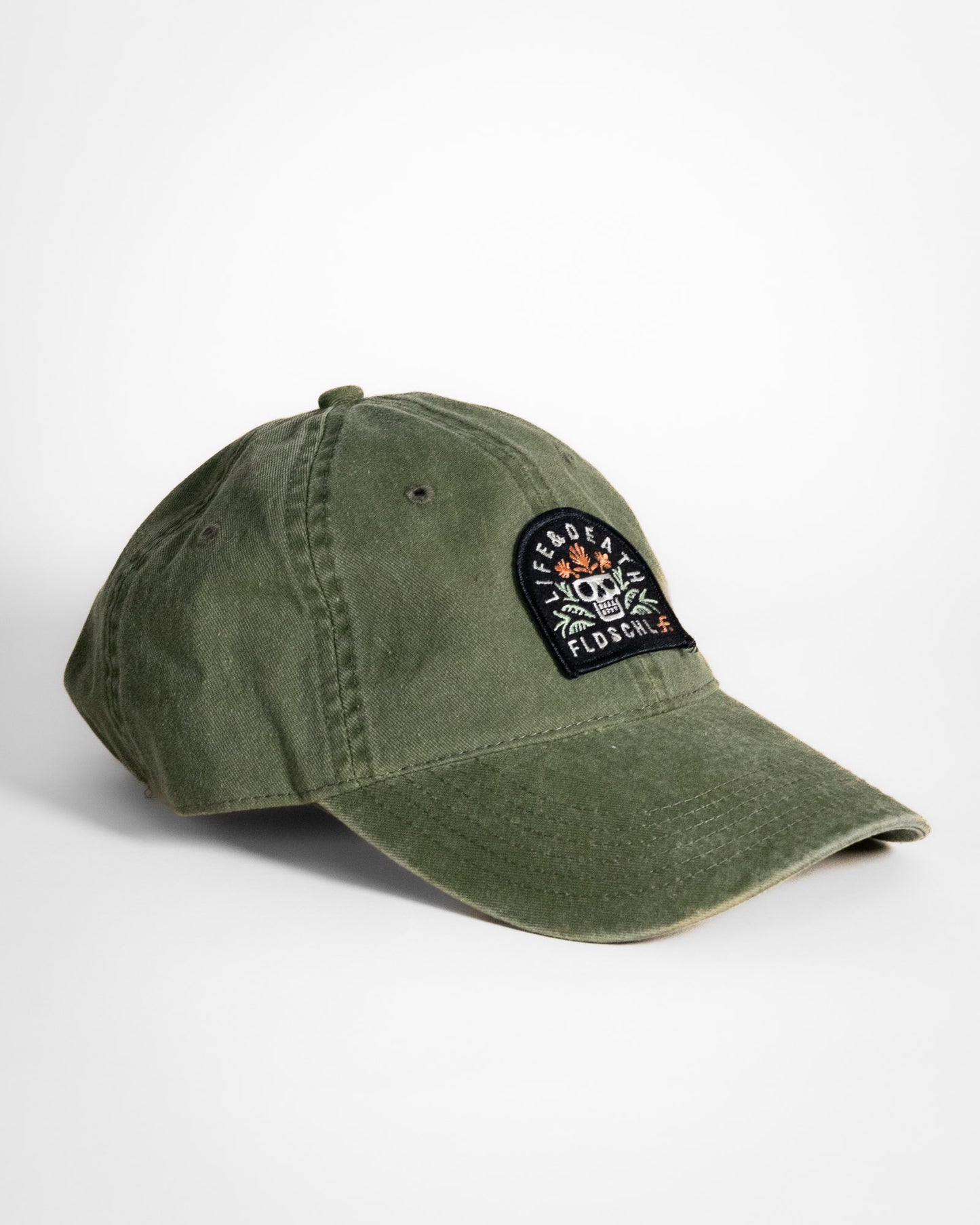 Fieldschool Life and Death Hat in Olive Green